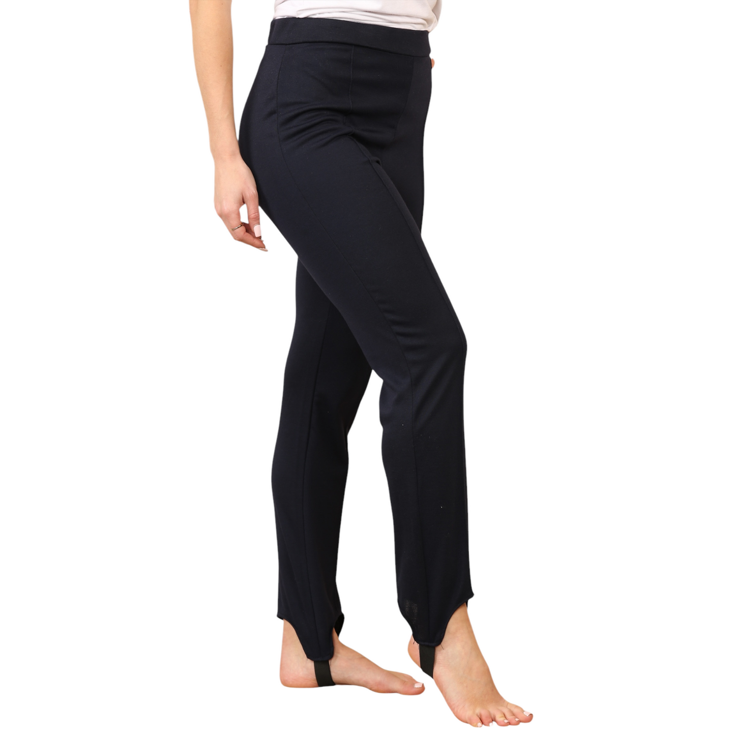 WOMENS SKI PANTS STRETCHY PULL ON TROUSERS SLIM FIT STIRRUP LEGGINGS ELASTIC WAIST COMFY THERMAL BOTTOMS WINTER LADIES SNOW WEAR