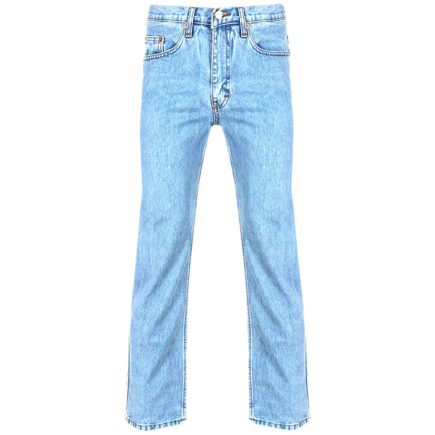 Mens Original Cotton Jeans Basic Plain Straight Leg Heavy Duty Denim Wash Jean Classic Designer Fit Casual Work Wear Zip Fly Belt Loop Pants Pocket Trousers