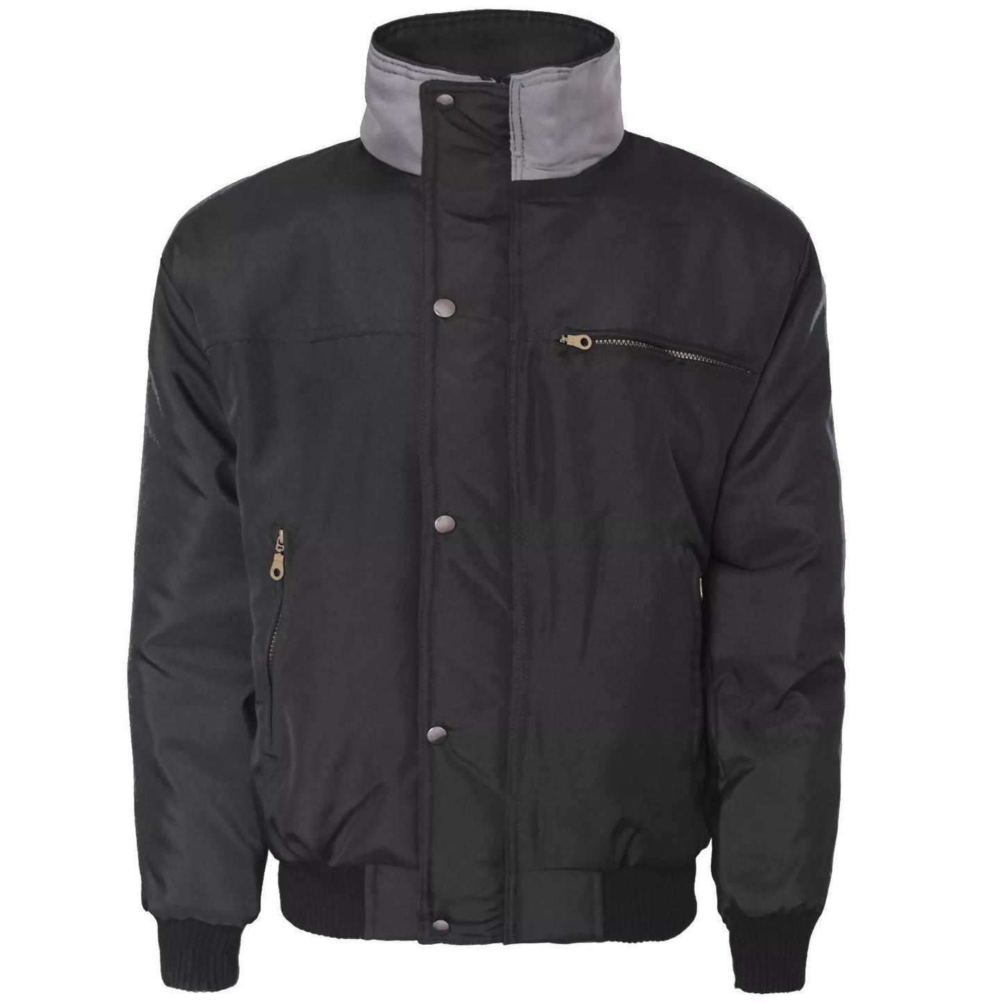 MENS PADDED BOMBER JACKET SKY DIVER QUILTED WINTER COAT CHECK LINED WARM OUTDOOR BIKER RETRO CASUAL HEAVY VINTAGE STYLE WALKING WORKWEAR TOP