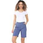 WOMENS SHORTS LADIES CAPRI CROPPED STRETCH SUMMER SHORTS HALF ELASTIC WAIST GYM JOGGERS RUNNING CASUAL BEACH POOL LOUNGEWEAR HOLIDAY TROUSERS SIZE 10 TO 24 COMFY BASIC MINIMALIST STYLE