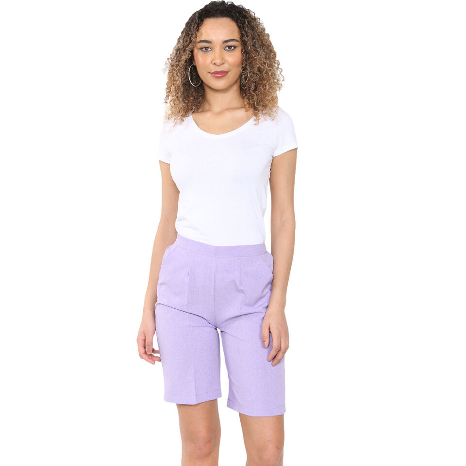 WOMENS SHORTS LADIES CAPRI CROPPED STRETCH SUMMER SHORTS HALF ELASTIC WAIST GYM JOGGERS RUNNING CASUAL BEACH POOL LOUNGEWEAR HOLIDAY TROUSERS SIZE 10 TO 24 COMFY BASIC MINIMALIST STYLE