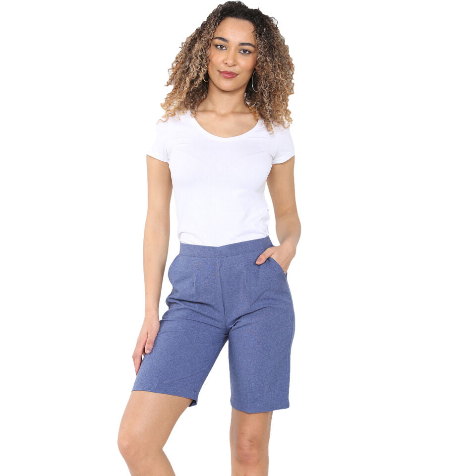 WOMENS SHORTS LADIES CAPRI CROPPED STRETCH SUMMER SHORTS HALF ELASTIC WAIST GYM JOGGERS RUNNING CASUAL BEACH POOL LOUNGEWEAR HOLIDAY TROUSERS SIZE 10 TO 24 COMFY BASIC MINIMALIST STYLE