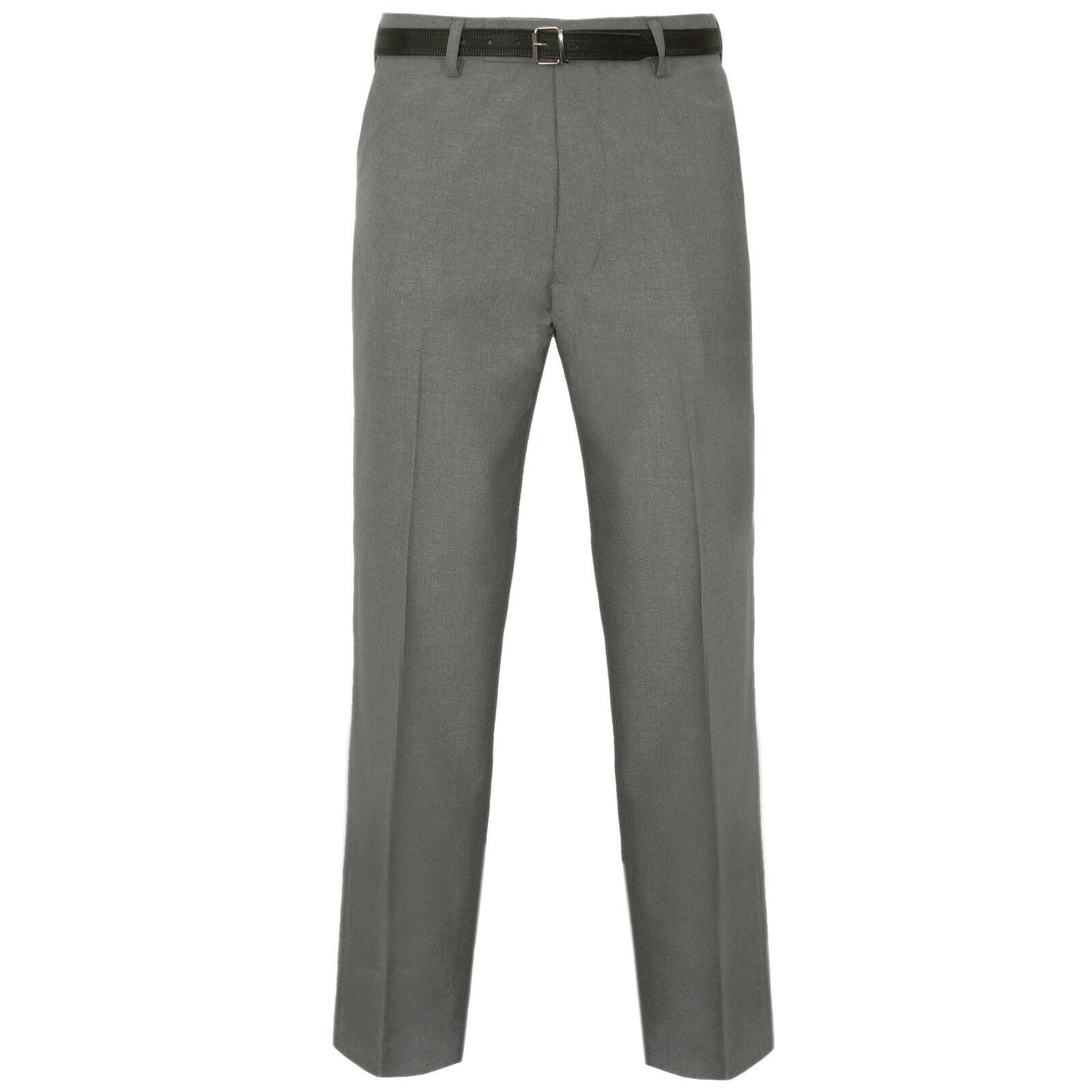 MENS TROUSERS OFFICE BUSINESS WORK FORMAL CASUAL SMART BELT POCKET SIZE 42" TO 50"