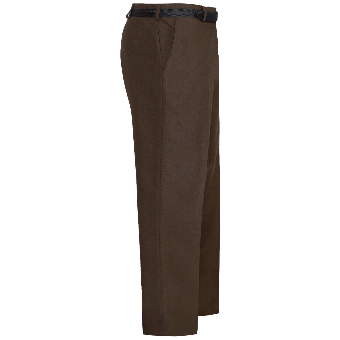 MENS FORMAL WORK TROUSERS BUSINESS OFFICE PANTS SMART CASUAL FIT WITH BELT LOOPS POCKETS COMFY STYLE SIZES 30 TO 40
