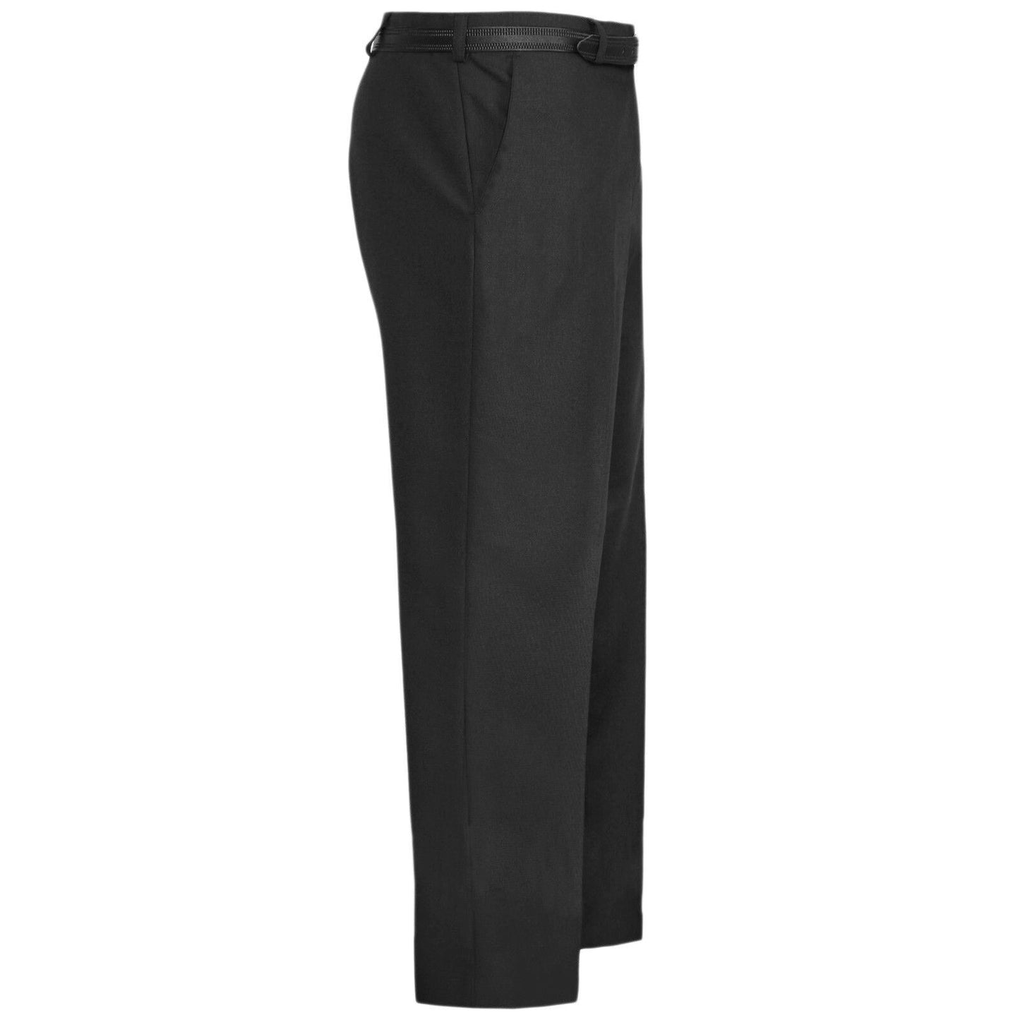 MENS FORMAL WORK TROUSERS BUSINESS OFFICE PANTS SMART CASUAL FIT WITH BELT LOOPS POCKETS COMFY STYLE SIZES 30 TO 40