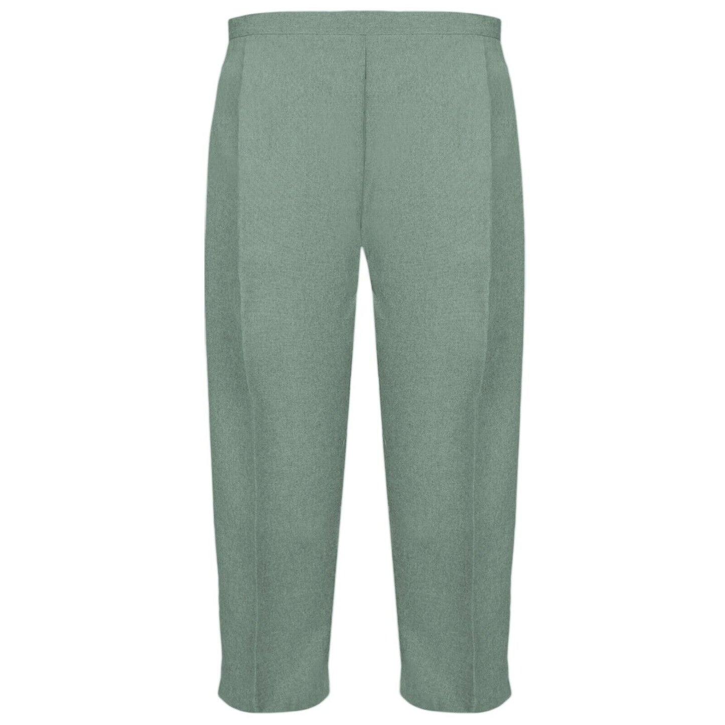 WOMENS 3/4 CROPPED TROUSERS LADIES CAPRI PANTS ELASTIC WAIST SUMMER LIGHTWEIGHT BOTTOMS