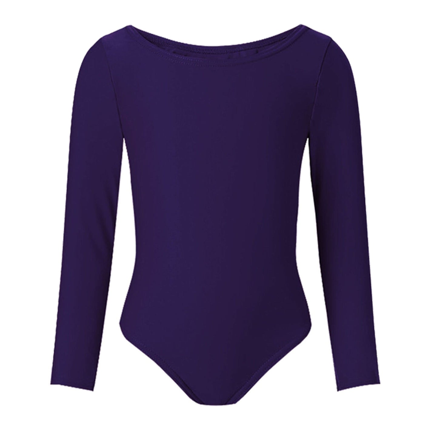 Children Girls Leotard Gymnastic Ballet Dance Long Sleeve Shiny Lycra Sport Suit Shiny Lycra Leotard (Girls, Activewear, Sport Suit)