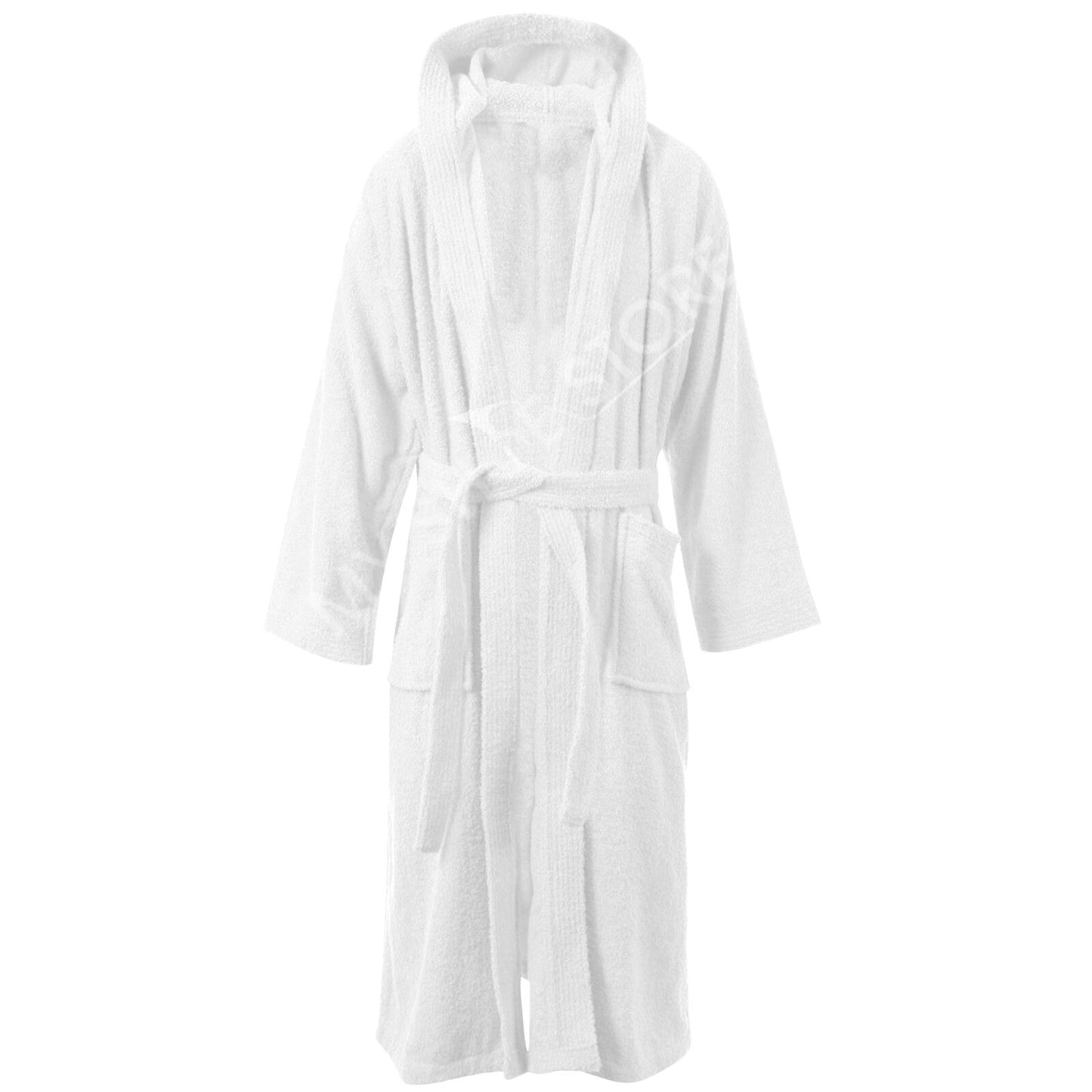 UNISEX LUXURY EGYPTIAN COTTON TERRY TOWELLING BATH ROBE DRESSING GOWN TOWEL SOFT (Soft, Absorbent, Luxurious)