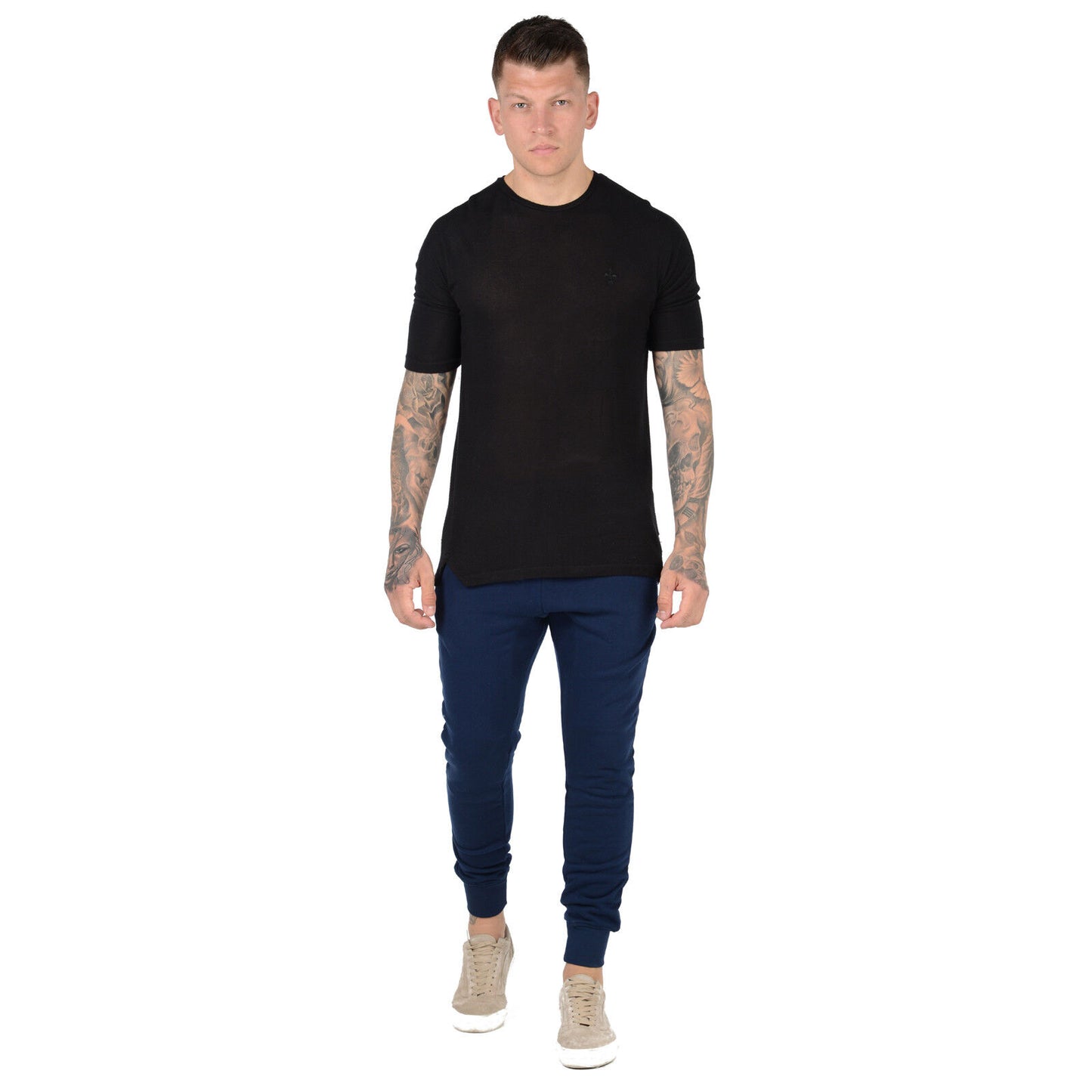 MENS SLIM FIT TRACKSUIT BOTTOMS SKINNY JOGGERS SWEAT PANTS JOGGING GYM TROUSERS Skinny Tracksuit Bottoms