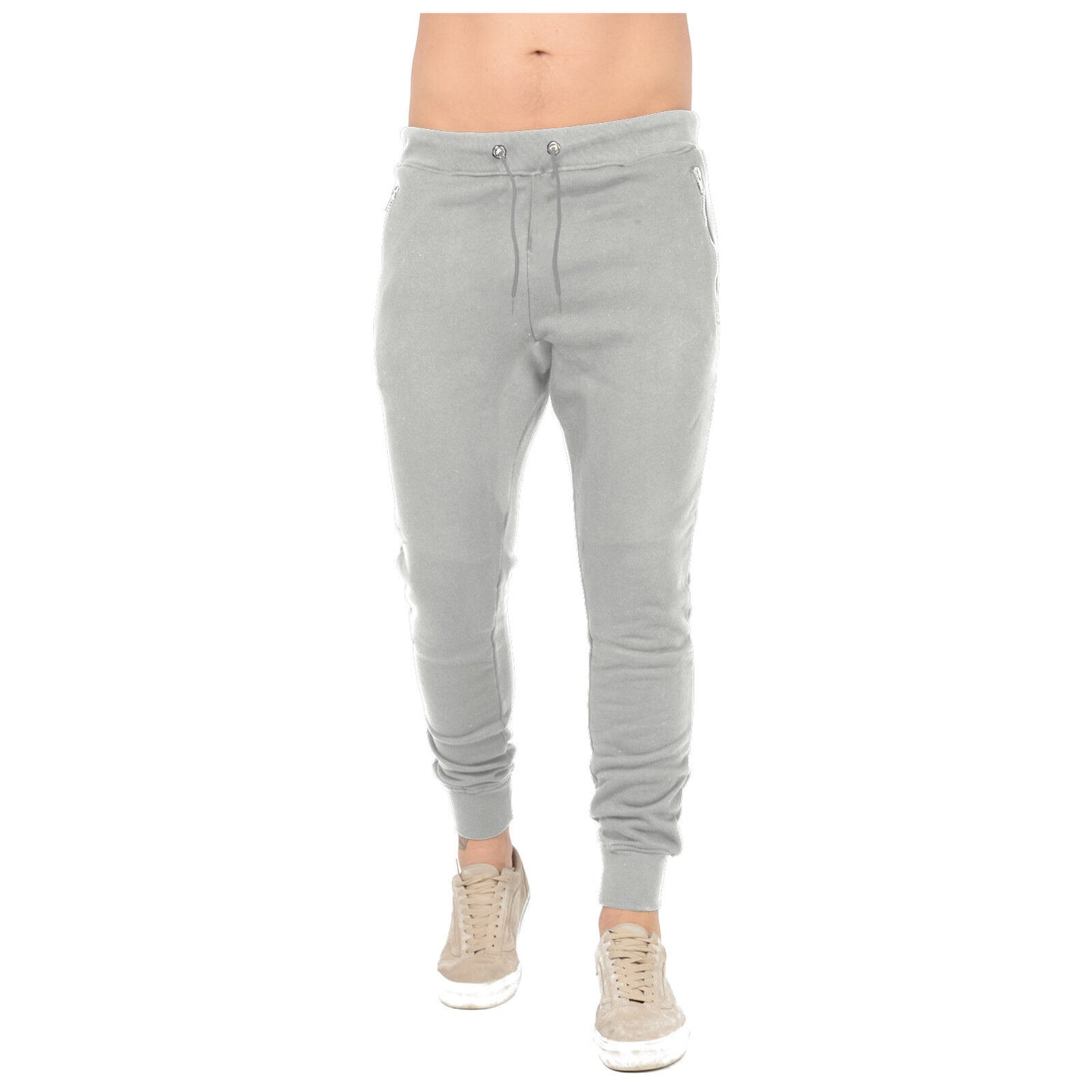 MENS SLIM FIT TRACKSUIT BOTTOMS SKINNY JOGGERS SWEAT PANTS JOGGING GYM TROUSERS Skinny Tracksuit Bottoms