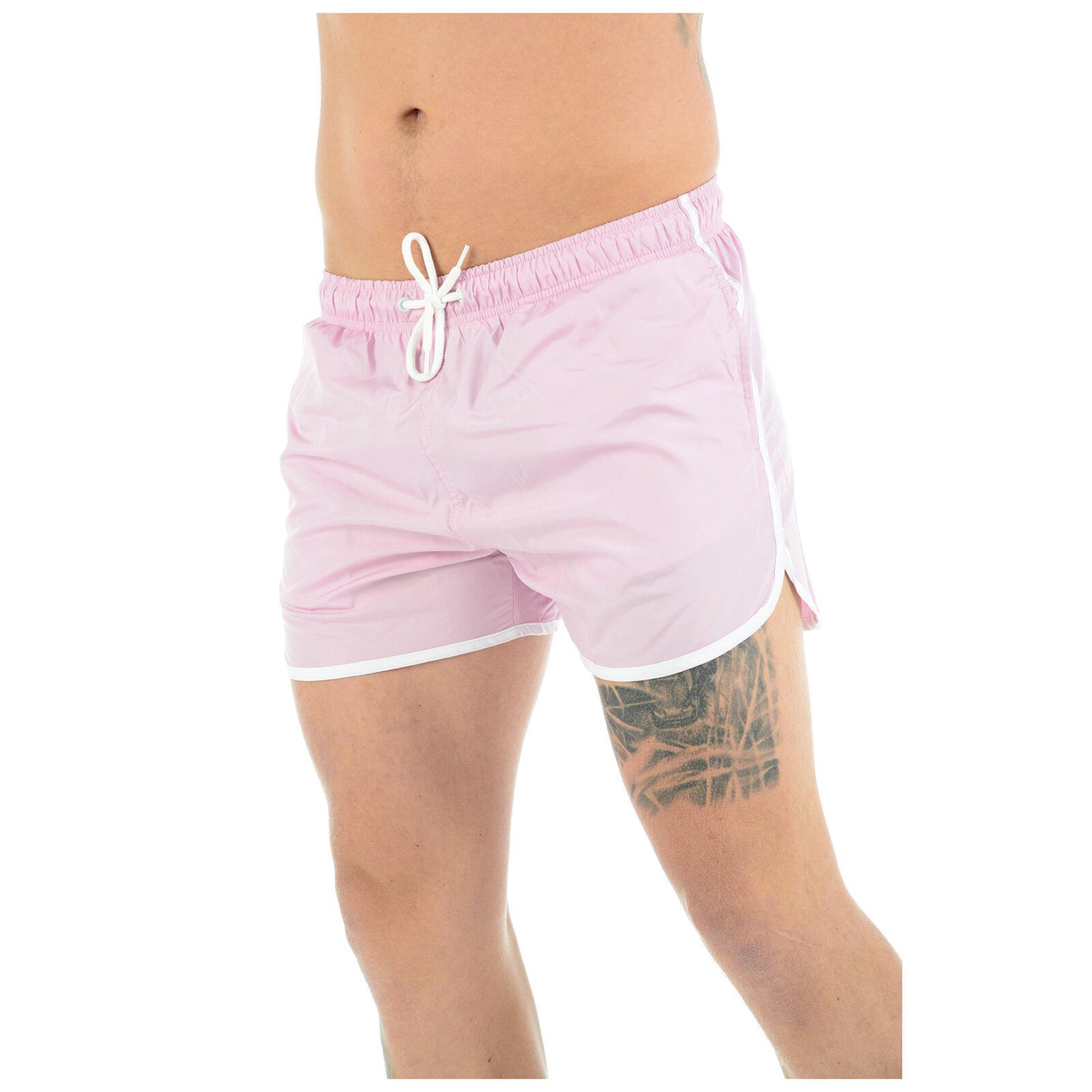 MENS SWIMMING SHORTS MESH LINED RUNNING SPORT GYM SUMMER POOL BEACH SWIM TRUNKS