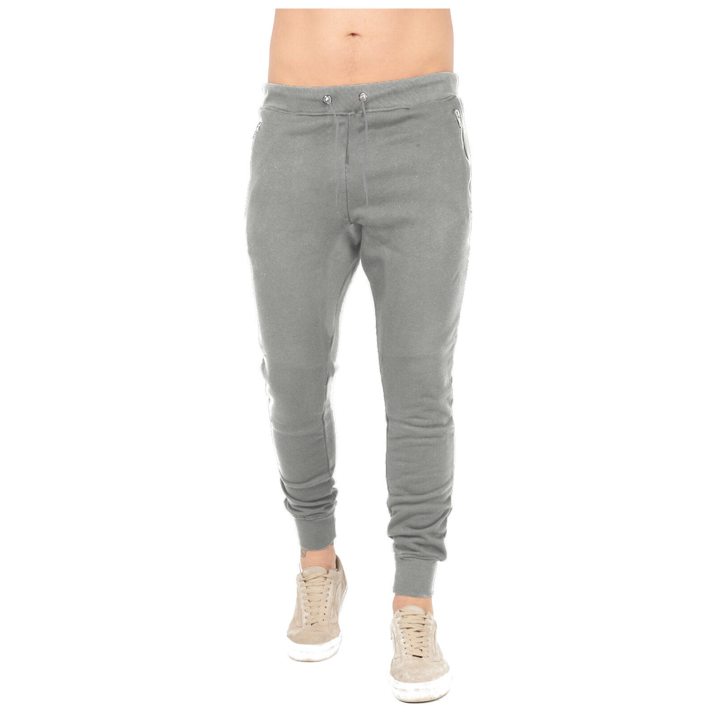 MENS SLIM FIT TRACKSUIT BOTTOMS SKINNY JOGGERS SWEAT PANTS JOGGING GYM TROUSERS Skinny Tracksuit Bottoms