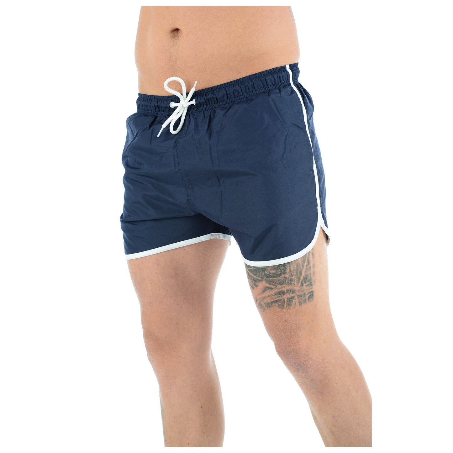 MENS SWIMMING SHORTS MESH LINED RUNNING SPORT GYM SUMMER POOL BEACH SWIM TRUNKS