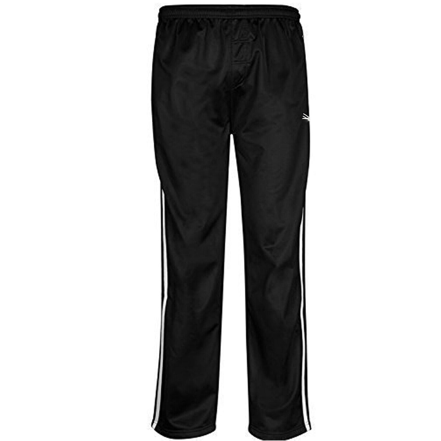 BOYS TRACKSUIT BOTTOMS SILKY JOGGERS JOGGING STRIPED SPORTS PANTS TROUSERS Sporty Stripes & Comfy Silky Feel