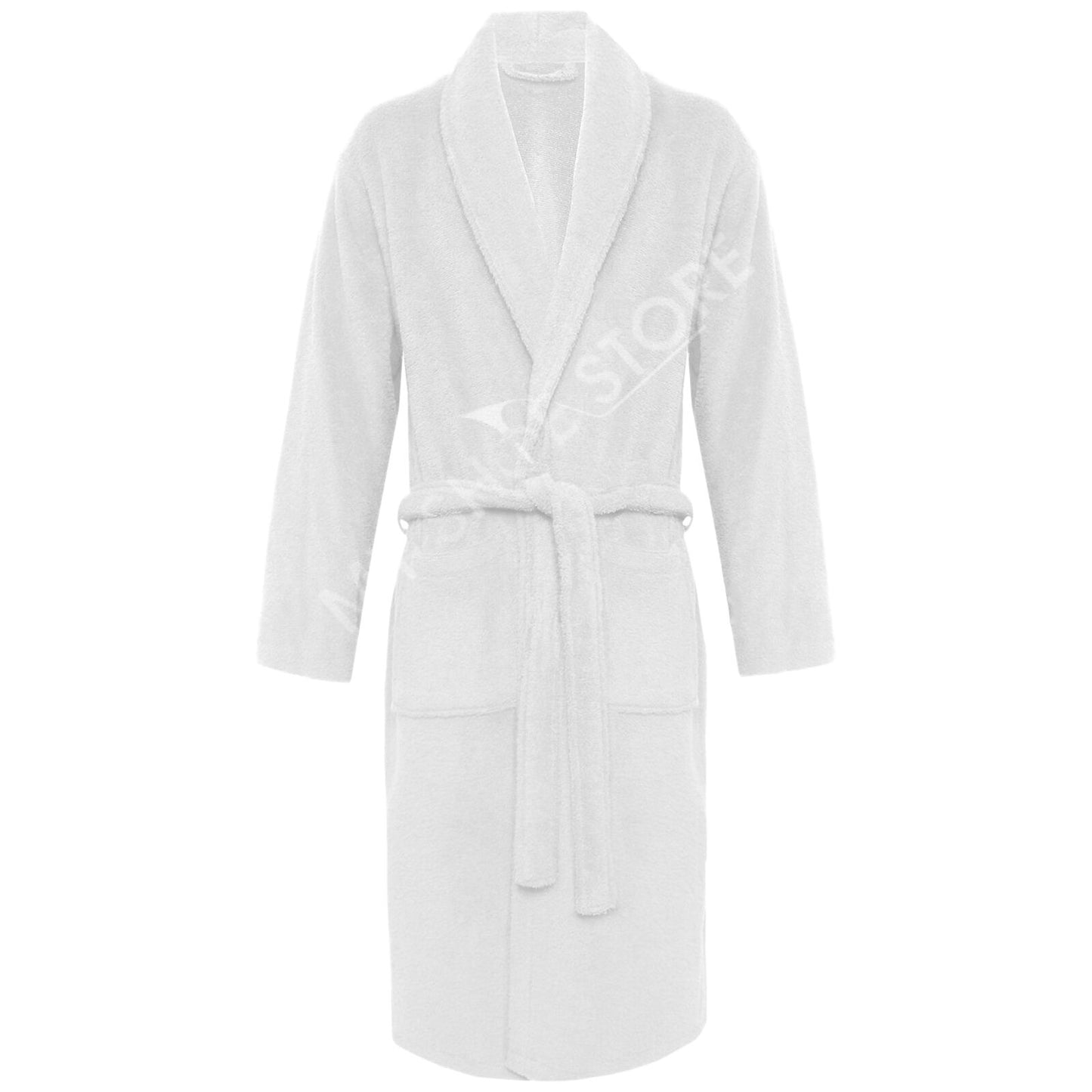 UNISEX LUXURY EGYPTIAN COTTON TERRY TOWELLING BATH ROBE DRESSING GOWN TOWEL SOFT (Soft, Absorbent, Luxurious)