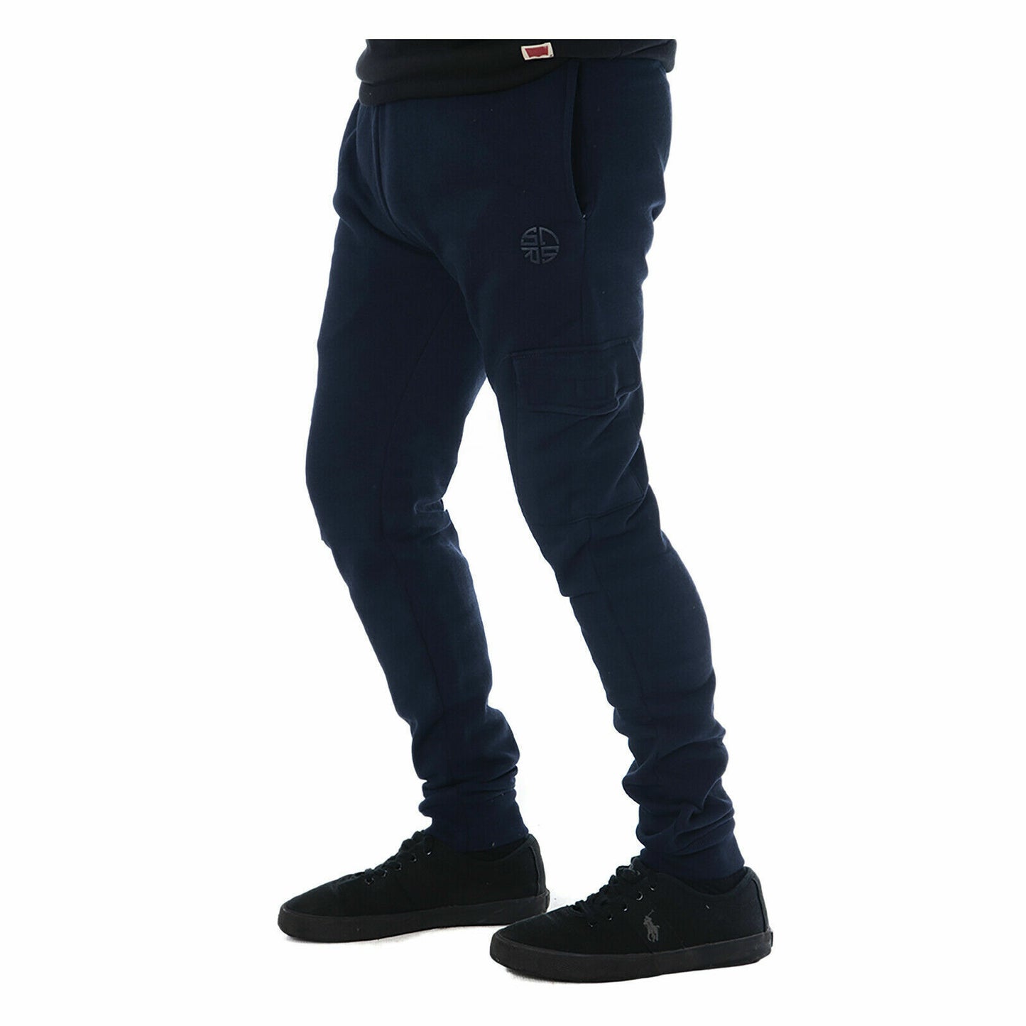 MENS SLIM FIT COMBAT JOGGERS TRACKSUIT BOTTOMS SWEAT PANTS JOGGING GYM TROUSERS