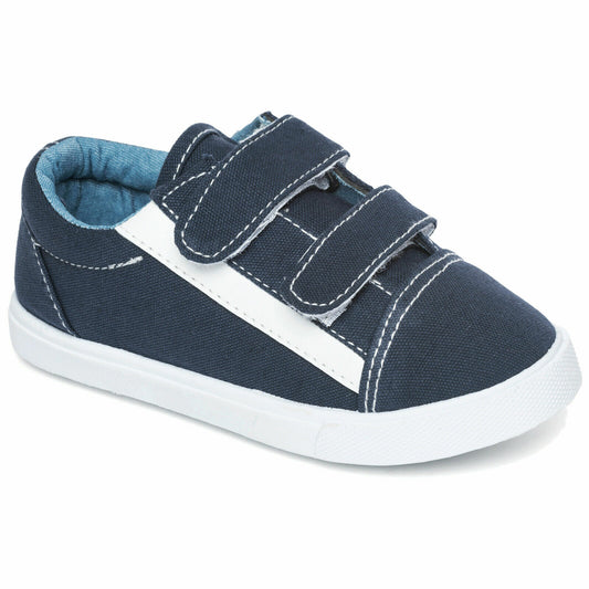 BOYS CHILDREN CANVAS SHOES ORIGINAL SUMMER PUMPS CASUAL FLAT LOW TOP PLIMSOLLS TRAINERS DURABLE & SUPPORTIVE KIDS TRAINERS