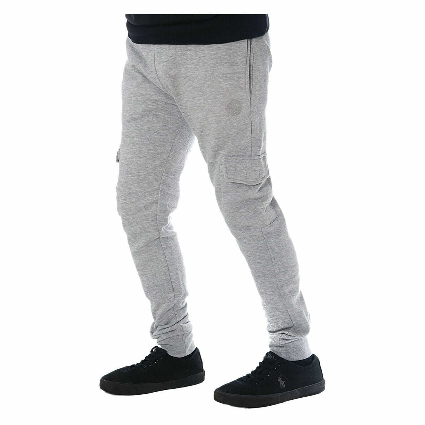 MENS SLIM FIT COMBAT JOGGERS TRACKSUIT BOTTOMS SWEAT PANTS JOGGING GYM TROUSERS
