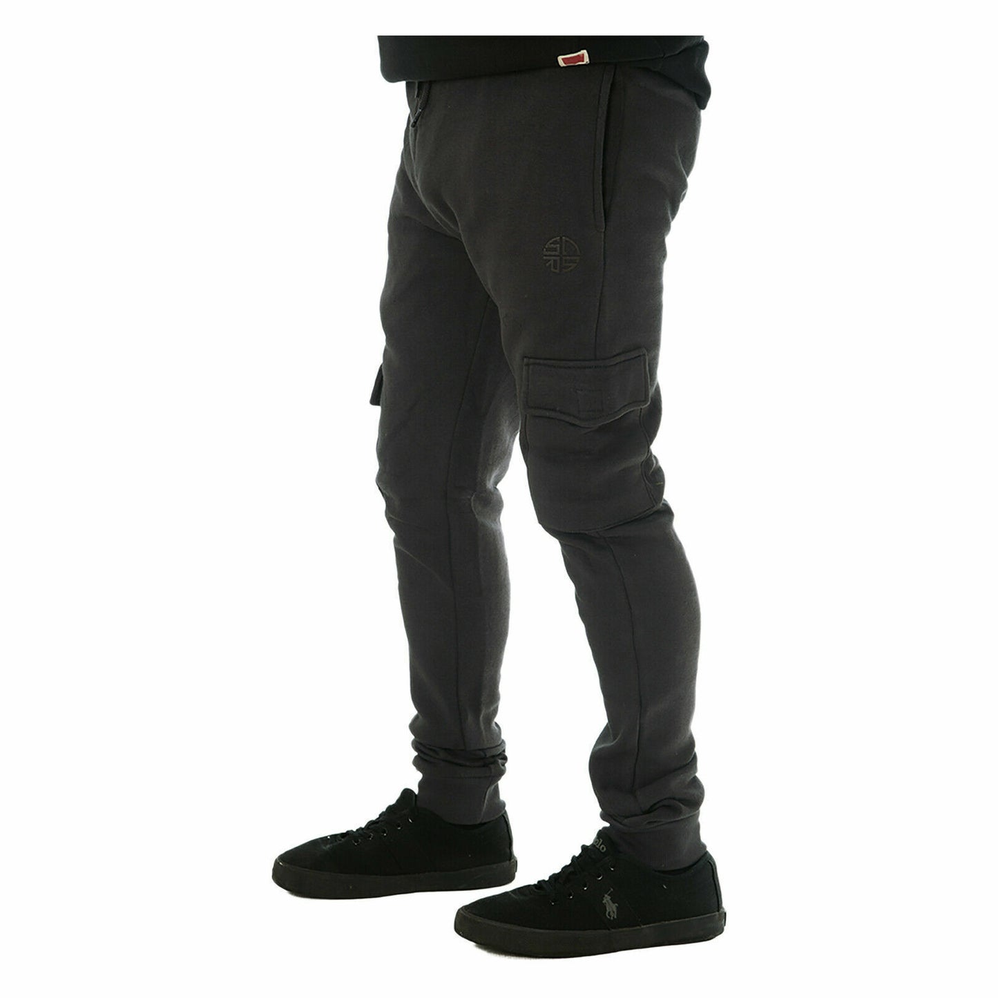 MENS SLIM FIT COMBAT JOGGERS TRACKSUIT BOTTOMS SWEAT PANTS JOGGING GYM TROUSERS