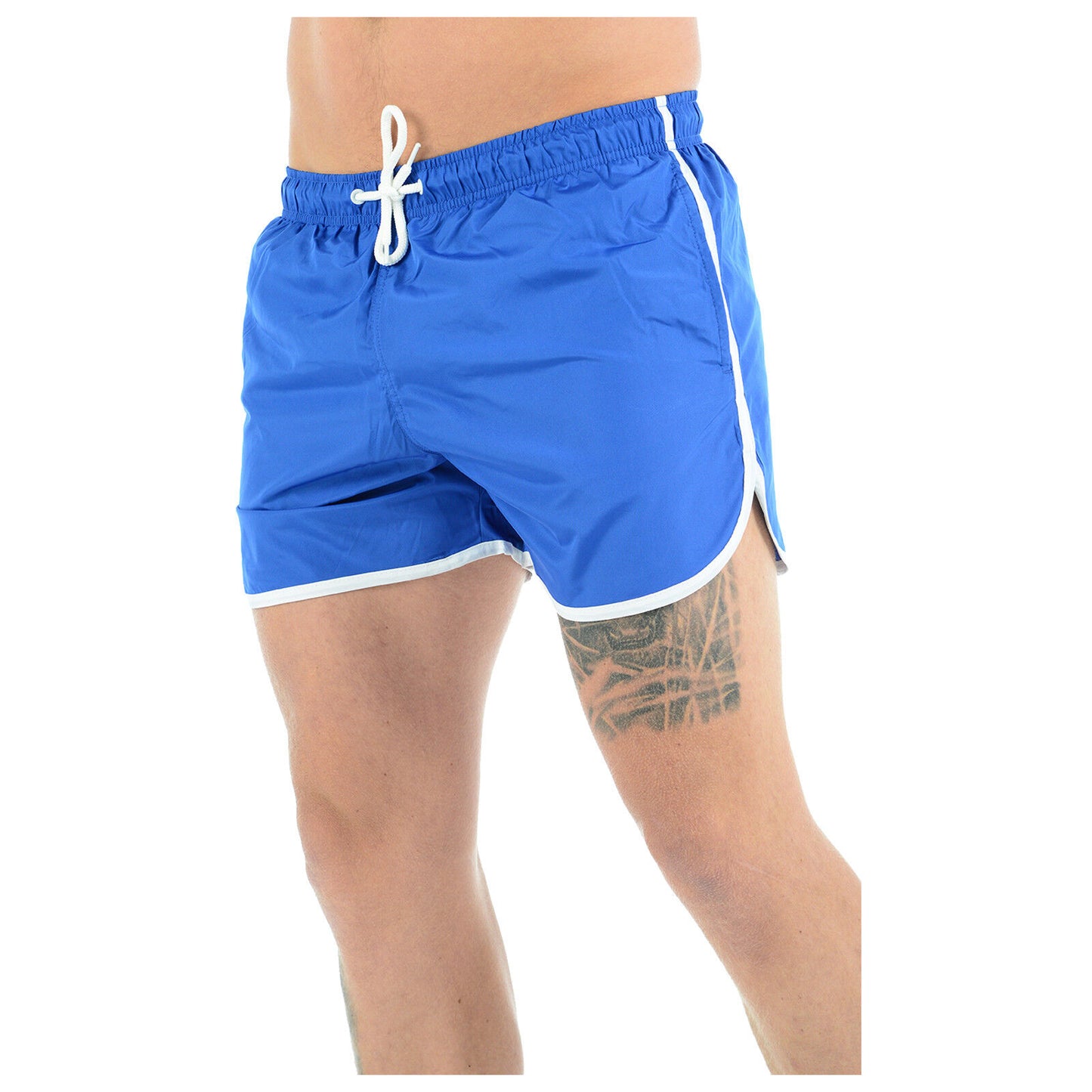 MENS SWIMMING SHORTS MESH LINED RUNNING SPORT GYM SUMMER POOL BEACH SWIM TRUNKS