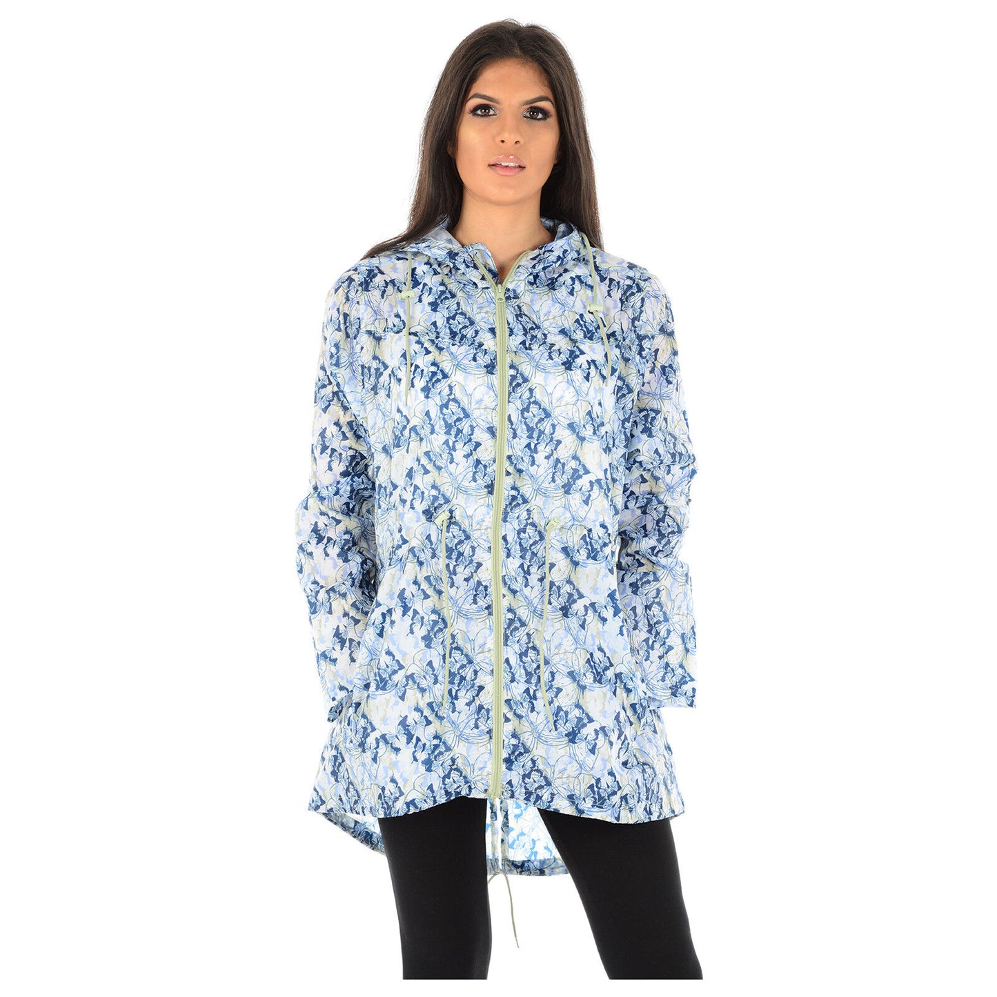 WOMENS RAIN MAC LADIES GIRLS RAINCOAT FISHTAIL KAGOOL PARKA FESTIVAL JACKET COAT (Fishtail, Kagool, Parka, Festival Ready)