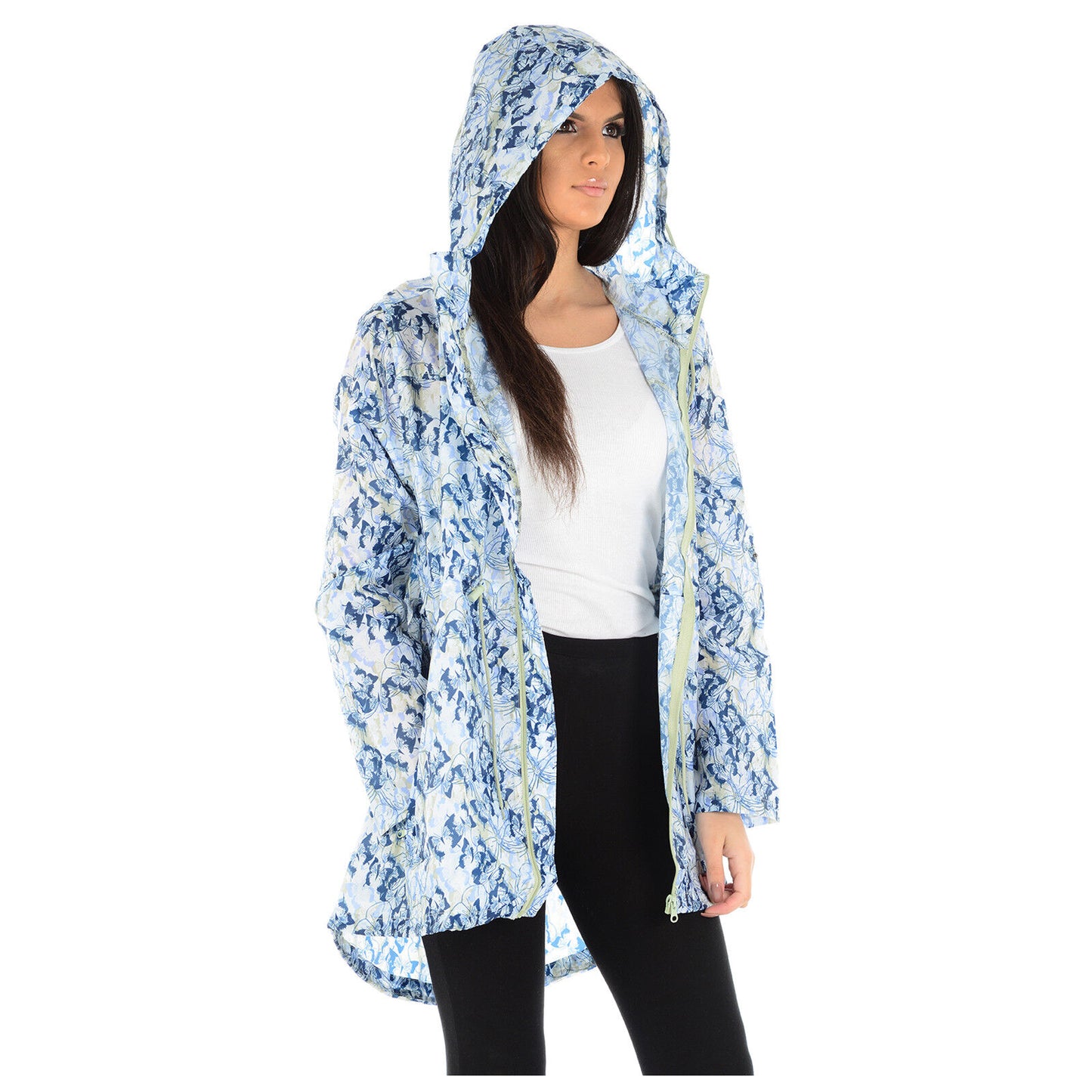 WOMENS RAIN MAC LADIES GIRLS RAINCOAT FISHTAIL KAGOOL PARKA FESTIVAL JACKET COAT (Fishtail, Kagool, Parka, Festival Ready)