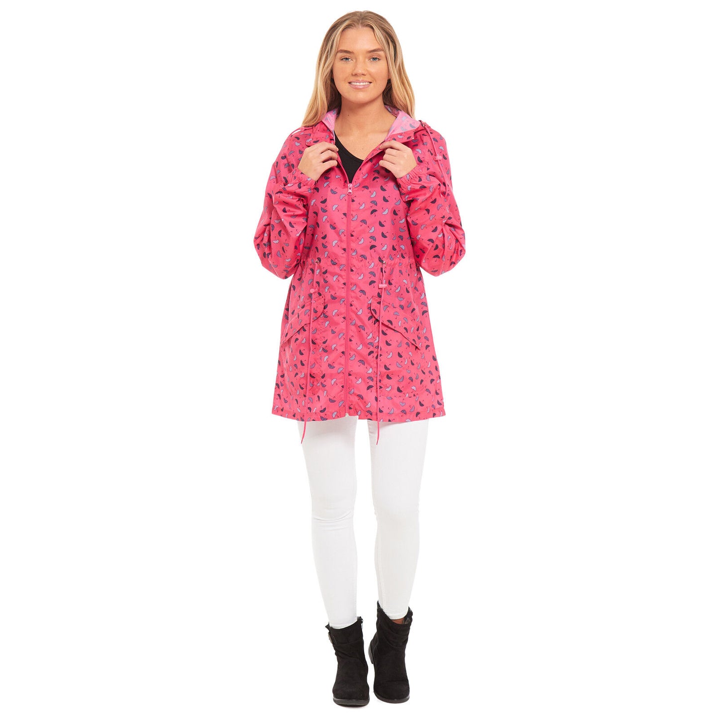 WOMENS RAIN MAC LADIES GIRLS RAINCOAT FISHTAIL KAGOOL PARKA FESTIVAL JACKET COAT (Fishtail, Kagool, Parka, Festival Ready)