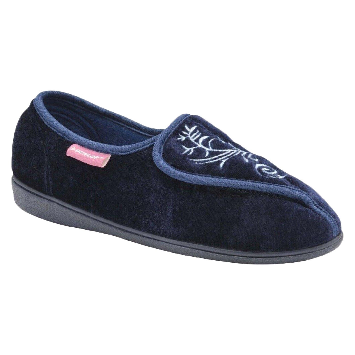 Ladies Dunlop Touch Fasten Memory Foam Orthopaedic Shoes Comfy Lounge Slippers  (Touch Fasten, Dunlop)