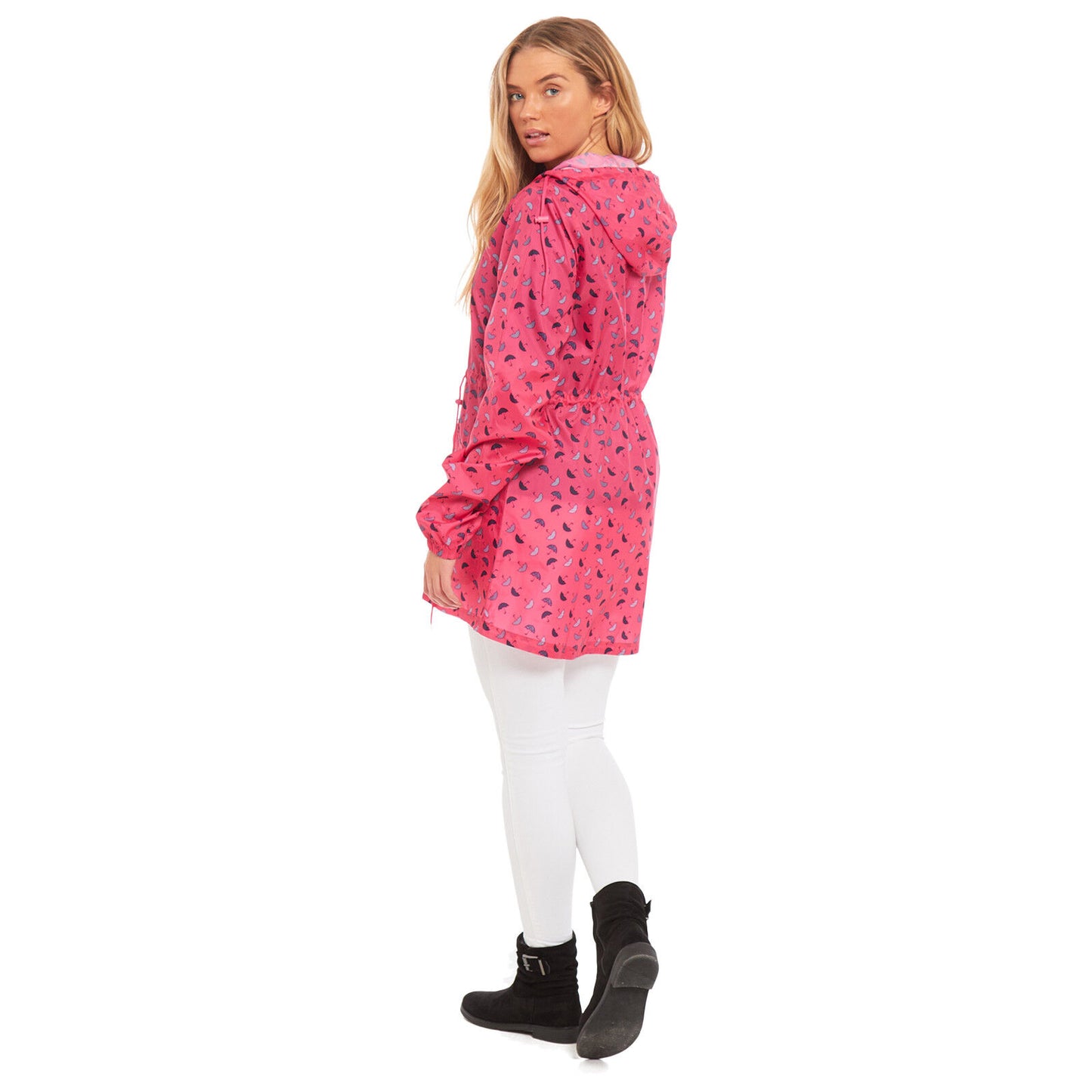 WOMENS RAIN MAC LADIES GIRLS RAINCOAT FISHTAIL KAGOOL PARKA FESTIVAL JACKET COAT (Fishtail, Kagool, Parka, Festival Ready)