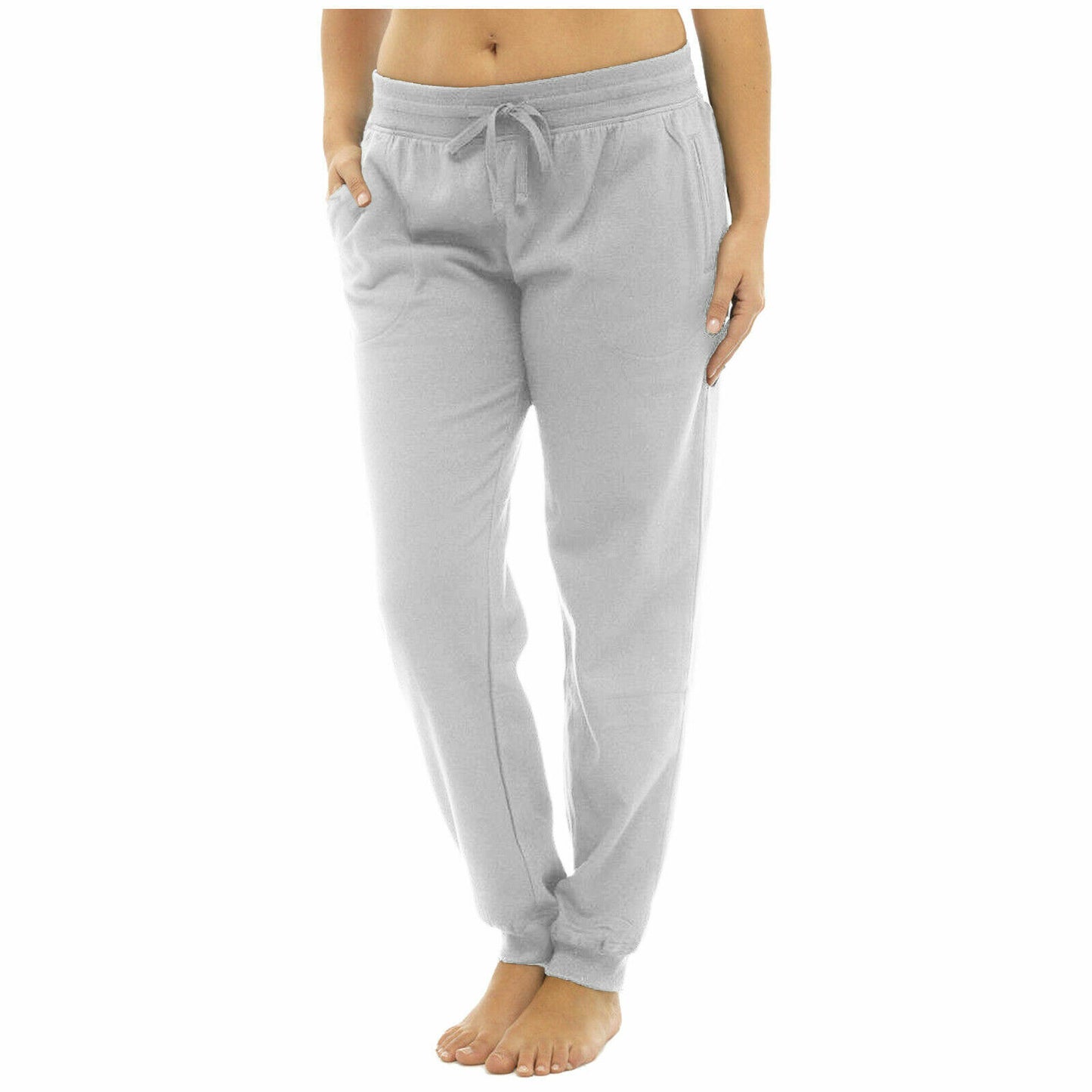 WOMENS YOGA JOGGERS CASUAL GYM JOG PANTS RUNNING WORKOUT BOTTOMS SOFT STRETCH HIGH WAIST FITNESS TROUSERS COMFY ACTIVEWEAR