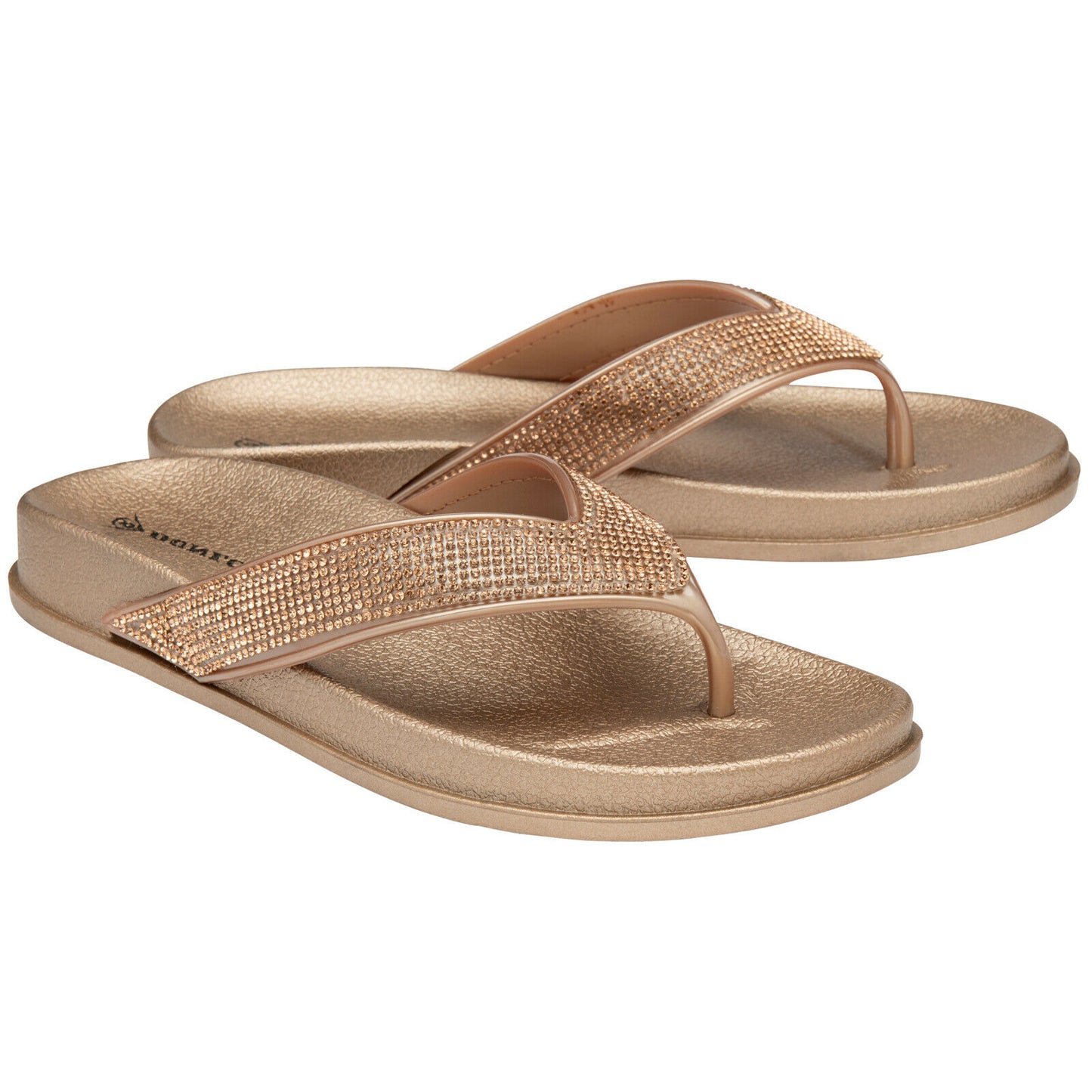 DUNLOP WOMENS SOFT LOW WEDGE CASUAL TOE POST SUMMER SLIPPERS BEACH COMFORT SHOES (Summer, Beach, Casual)