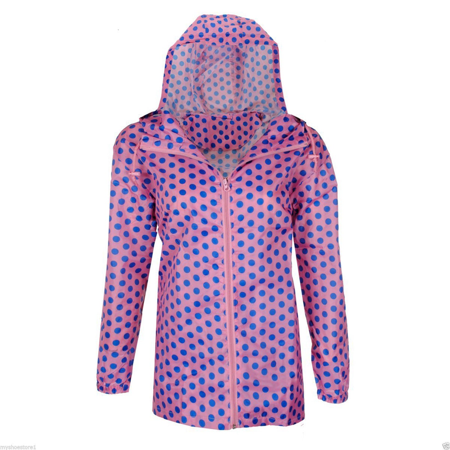 WOMENS RAIN MAC LADIES GIRLS RAINCOAT FISHTAIL KAGOOL PARKA FESTIVAL JACKET COAT (Fishtail, Kagool, Parka, Festival Ready)