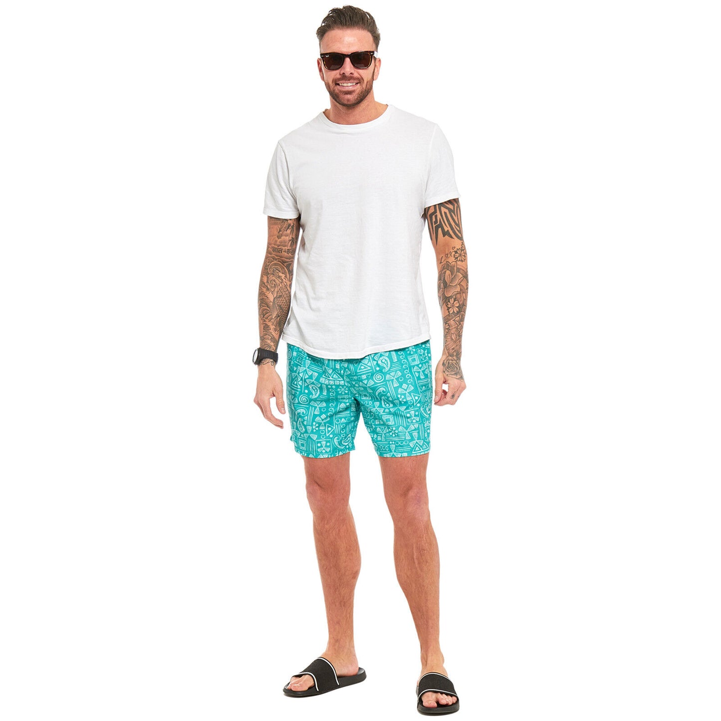 MENS SWIM SHORTS SWIMMING RUNNING SPORTS GYM SUMMER HOLIDAY BEACH CASUAL TRUNKS