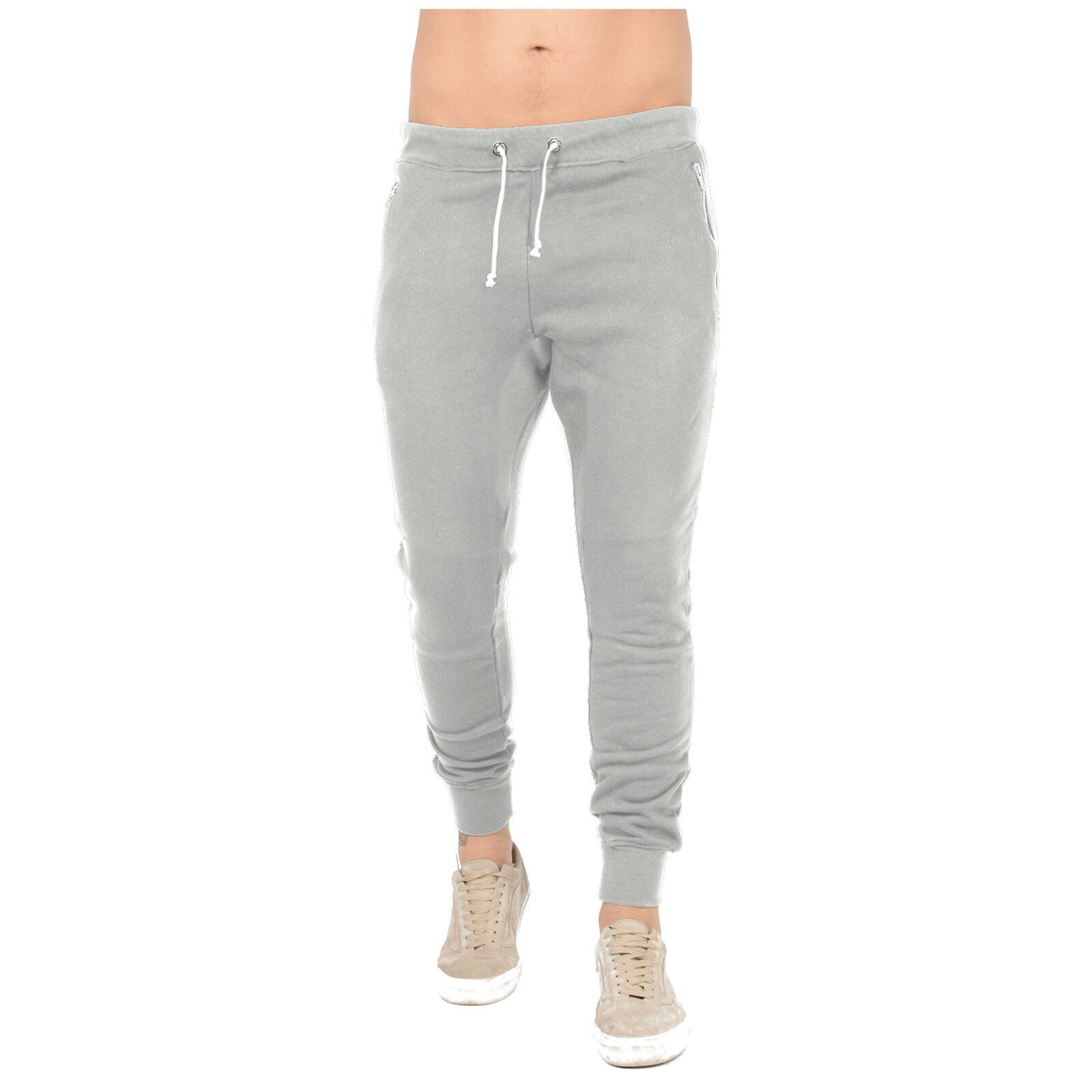 MENS SLIM FIT TRACKSUIT BOTTOMS SKINNY JOGGERS SWEAT PANTS JOGGING GYM TROUSERS Skinny Tracksuit Bottoms