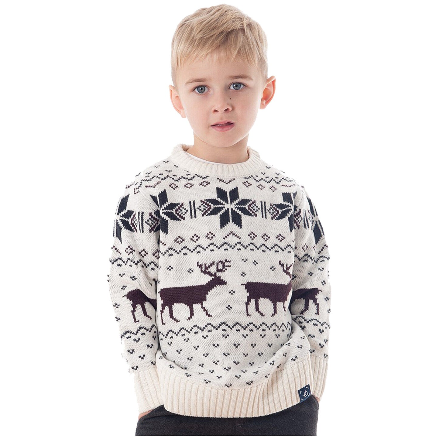 SOUL STAR KIDS CHRISTMAS JUMPER BOYS GIRLS CHILDRENS XMAS RETRO WINTER SWEATER