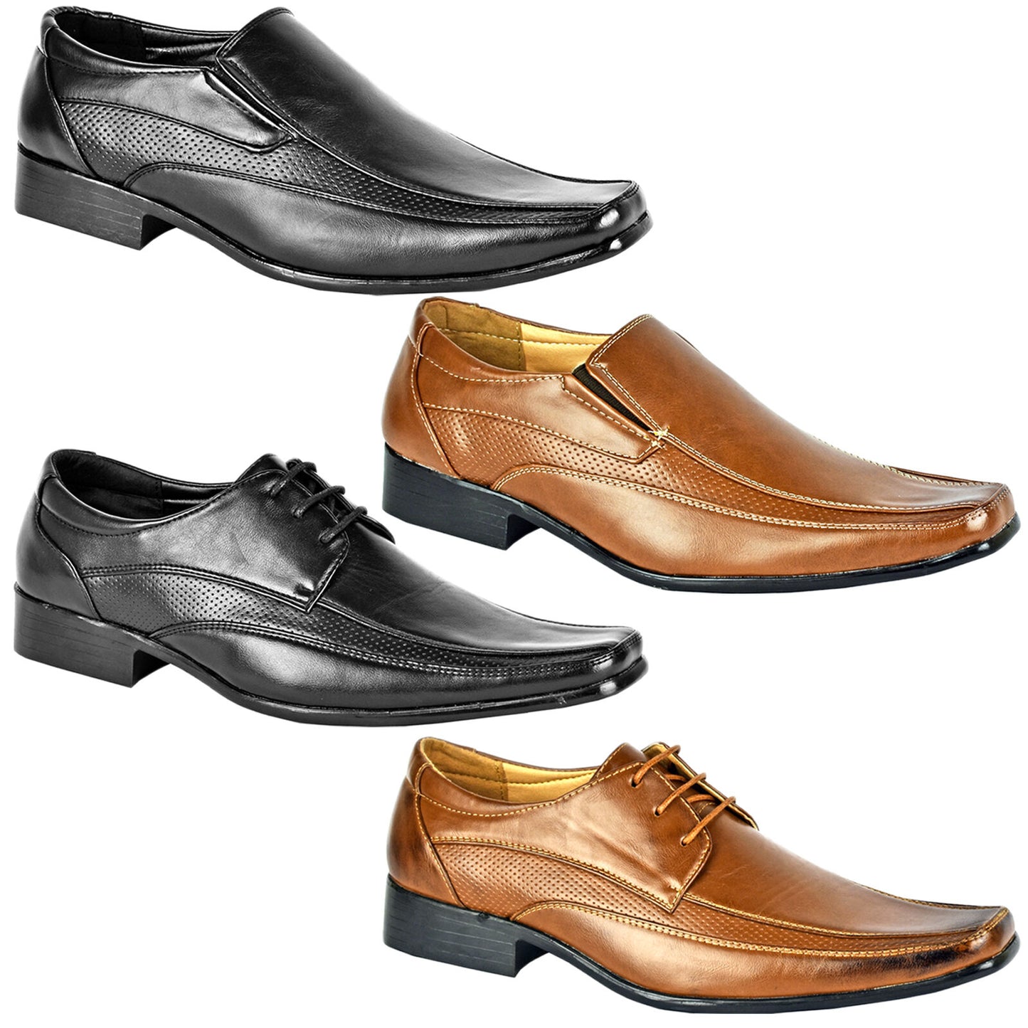 MENS FORMAL SHOES LEATHER SMART DRESS WEDDING OFFICE WORK CASUAL ITALIAN BOOTS