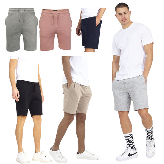 BRAVE SOUL MENS FLEECE JOGGING SHORTS CASUAL GYM RUNNING SWEAT JERSEY ACTIVEWEAR BREATHABLE BAGGY FIT COMFORT SPORT BOTTOMS