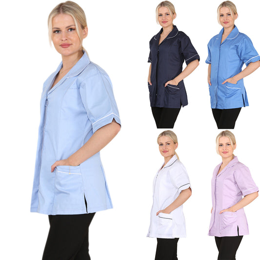 HEALTHCARE NURSING BEAUTY TUNICS WOMAN LADIES GIRLS UNIFORM CARERS SHIRTS TOP