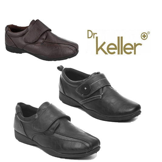 DR KELLER WOMENS SHOES LADIES WORK CASUAL SOFT COMFORT MARY JANE FLAT LOAFERS