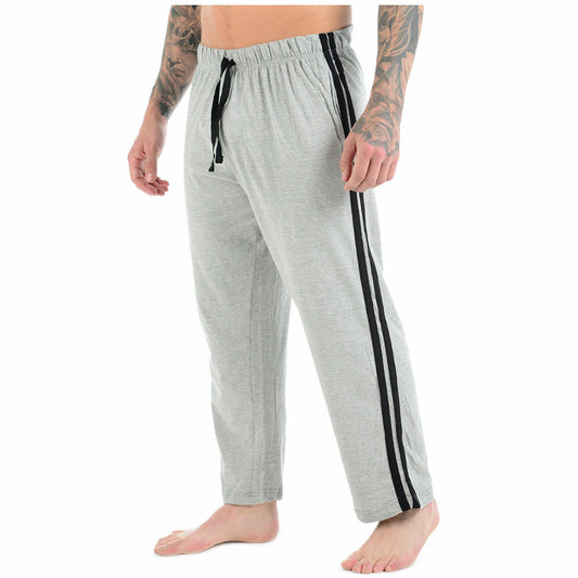 MENS LOUNGE WEAR PANTS TROUSERS PYJAMAS NIGHTWEAR BOTTOMS STRIPED PJS JOGGERS