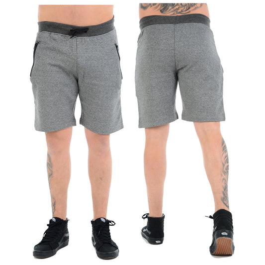 2 PACK MENS JOGGING SHORTS JERSEY FLEECE SWEAT BOTTOMS GYM RUNNING COMFY WORKOUT CASUAL SUMMER ACTIVEWEAR SHORTS