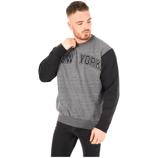 MENS NEW YORK SWEATSHIRT CREW NECK PULLOVER FLEECE JERSEY SWEATER JUMPER SHIRT