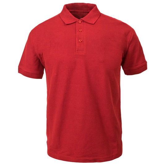 MENS POLO SHIRT CASUAL PLAIN T-SHIRTS ACTIVE SPORTS CLASSIC COLLARED PIQUE T TOP