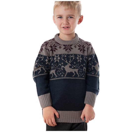 SOUL STAR KIDS CHRISTMAS JUMPER BOYS GIRLS CHILDRENS XMAS RETRO WINTER SWEATER