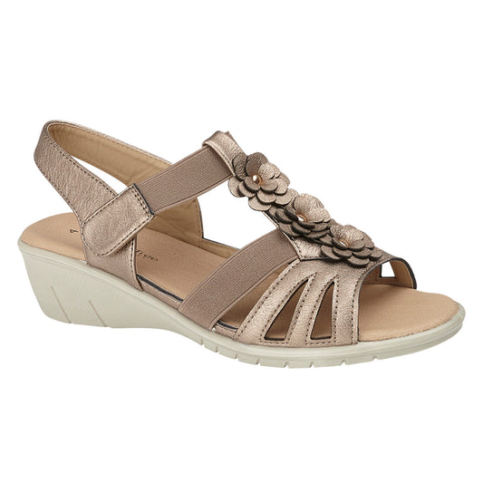 LADIES SANDALS WOMENS GLADIATOR WEDGE HEEL SLINGBACK SUMMER PARTY STRAPPY SHOES