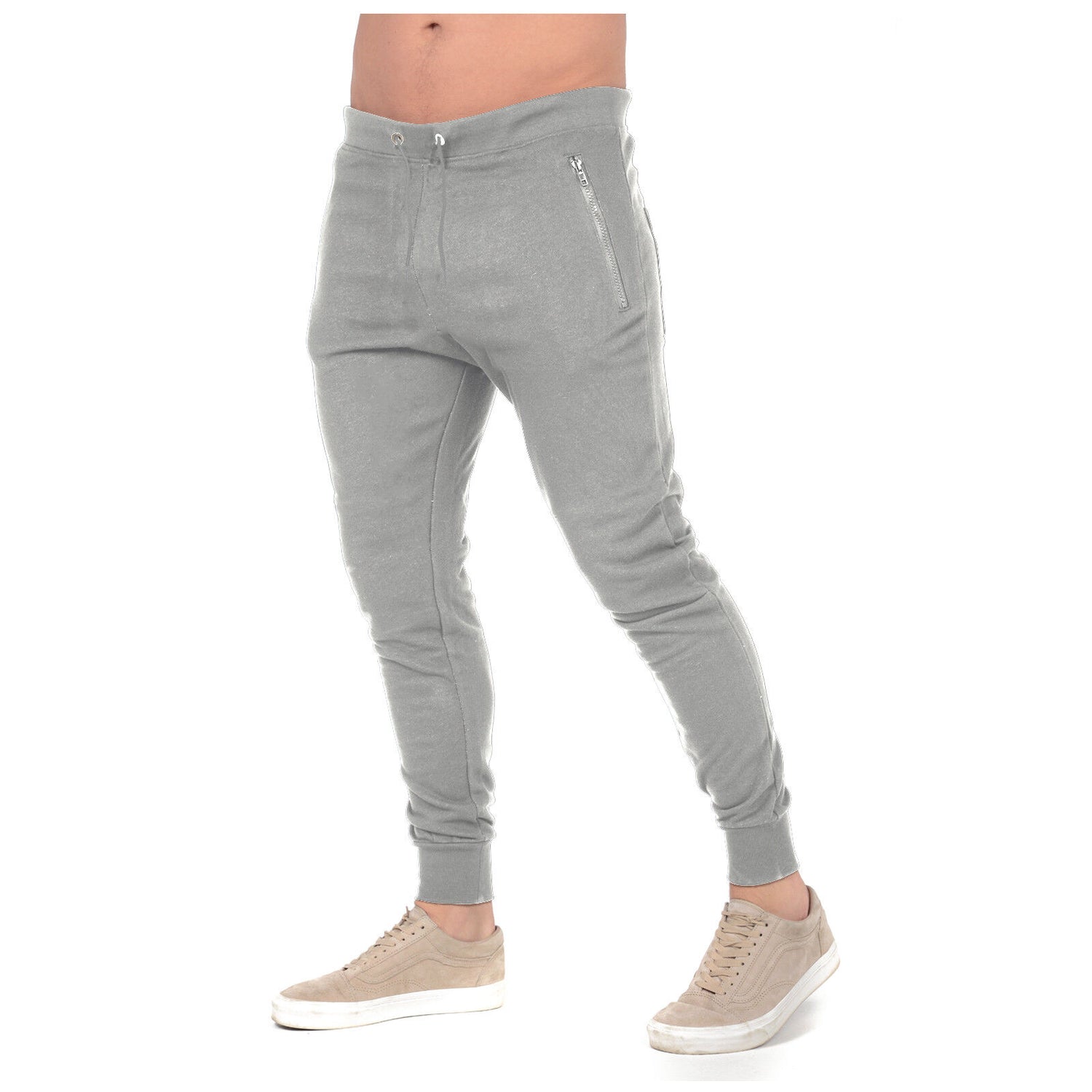 Mens grey deals skinny joggers