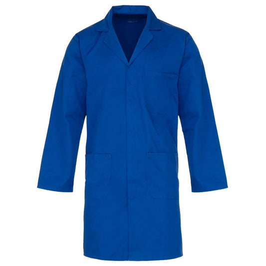 UNISEX MEDICAL LAB COAT DOCTOR NURSE OVERALL HYGIENE UNIFORM FOOD INDUSTRY LABORATORY WORKWEAR LIGHTWEIGHT DURABLE PROFESSIONAL JACKET