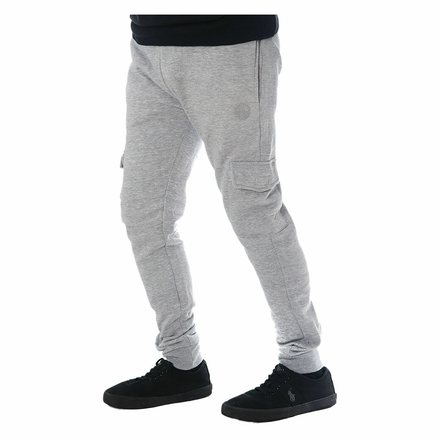 MENS SLIM FIT COMBAT JOGGERS TRACKSUIT BOTTOMS SWEAT PANTS JOGGING