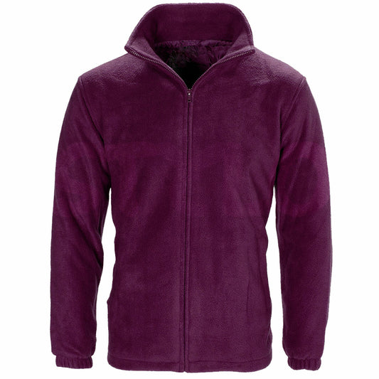 POLAR FLEECE JACKET UNISEX MENS WOMENS LADIES ANTI PILL MICRO FIBRE WORK COAT POLO STYLE WARM WINTER TOP OUTDOOR ZIP UP SWEATSHIRT