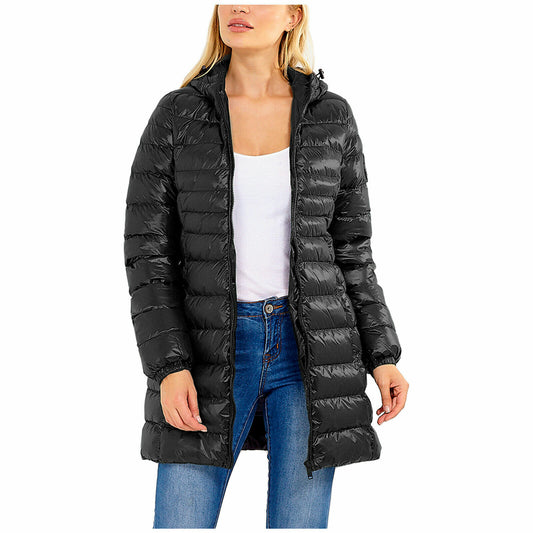 BRAVE SOUL LADIES PADDED PUFFER HOOD JACKET THICK WINTER WARM CASUAL OUTDOOR TOP